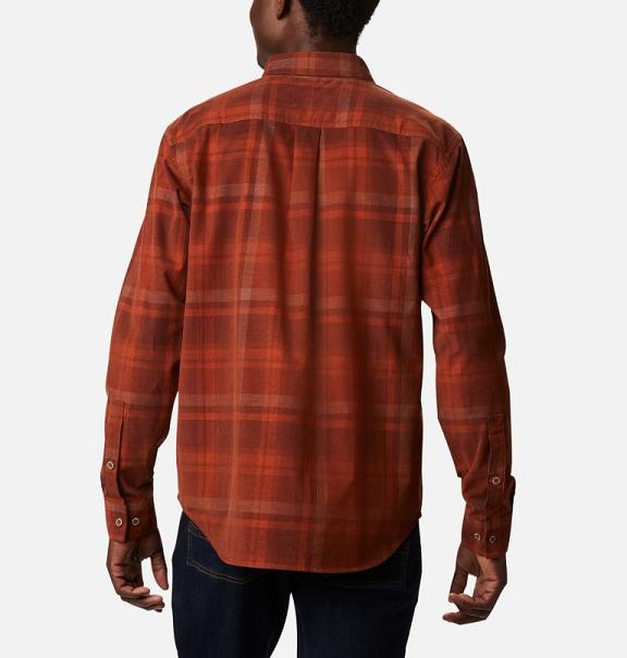 Columbia Flare Gun Shirts Red For Men's NZ8276 New Zealand